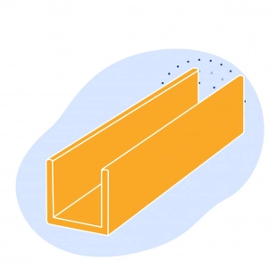 Алюминиевый швеллер 15x15x1.5x6000 мм АД31Т1 ГОСТ 8617-2018