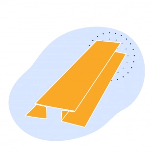 Н-образный профиль стальной 260х400х22.5 мм 17Г1С ТУ 14-2-24-72