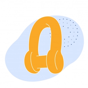 Скоба концевая с цилиндрическим штифтом ГОСТ 228-79 11 мм