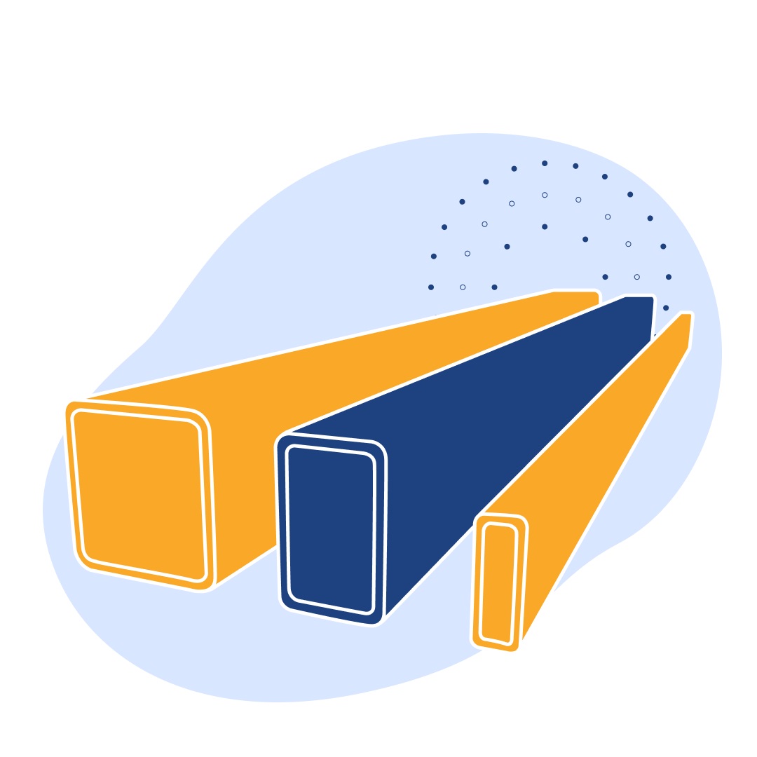 Труба профильная нержавеющая прямоугольная 100х80х6 мм AISI 201