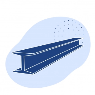 Монорельсовая балка 24М 12 м С345 ГОСТ 19425-74
