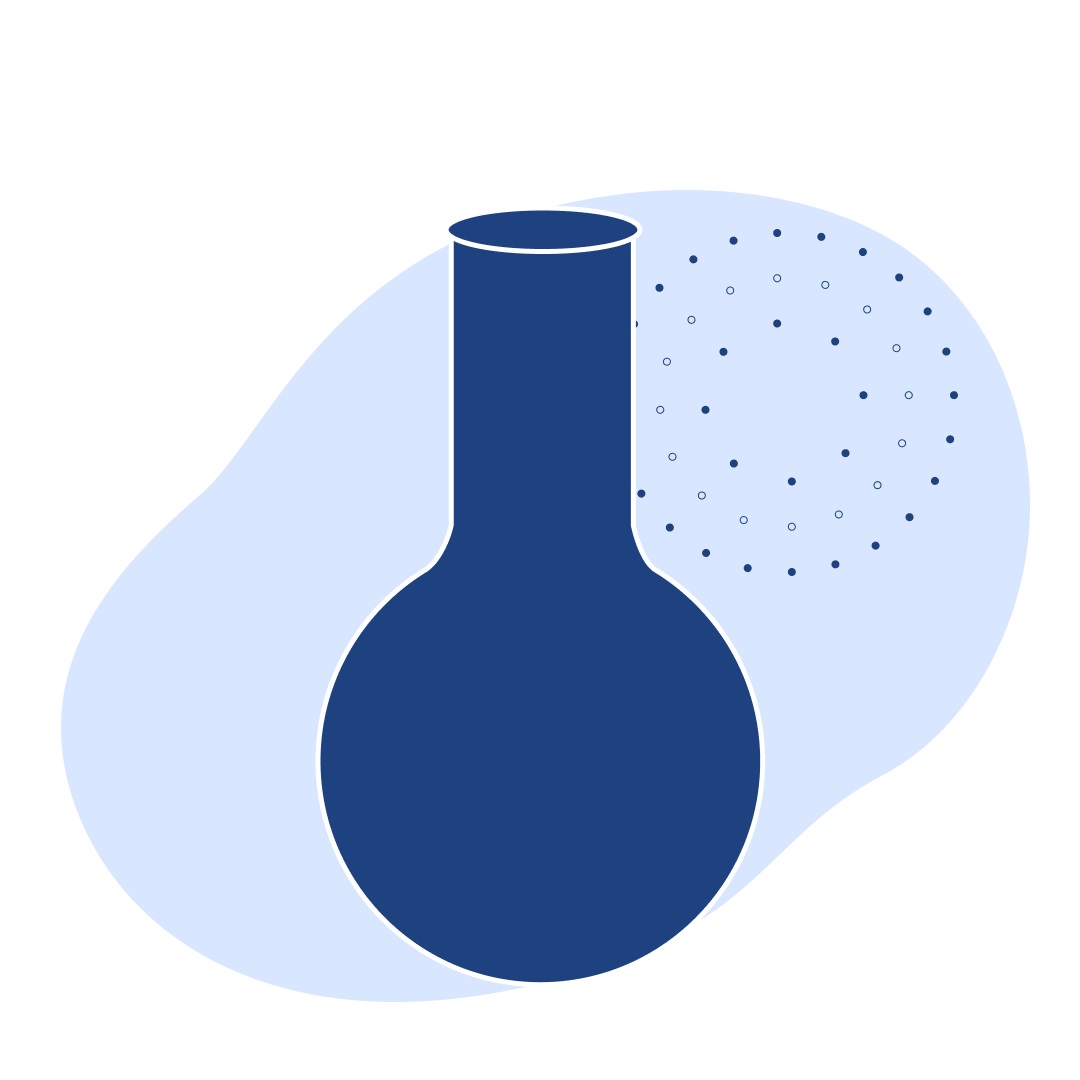 Колба круглодонная исполнение 1 ТУ 9464-019-29508133-2015 29/32 мм стекло 51х105 мм 50 мл