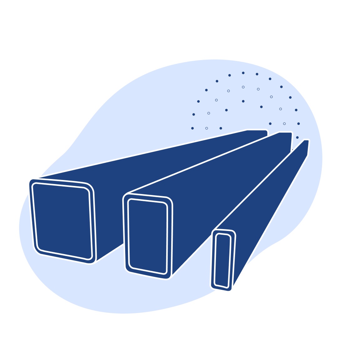 Труба профильная нержавеющая прямоугольная 100х80х6 мм AISI 201